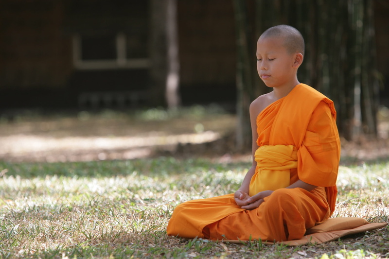 full length, dhammakaya pagoda, males, thailand, meditate, meditation, buddhist, people, architecture, wearing, 1080P, religion, phra dhammakaya, child