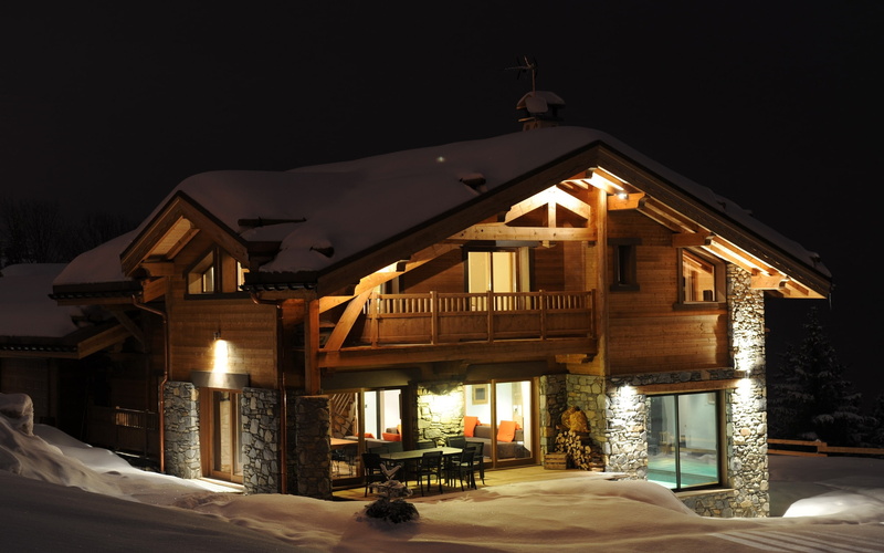 snow, 2K, home, night, comfort, lighting, winter, doa
