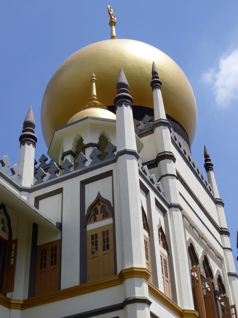 place of worship, nature, singapore, moslem, built structure, day, spirituality, tourism, travel, 4K, building, low angle view, architecture, spire, no people