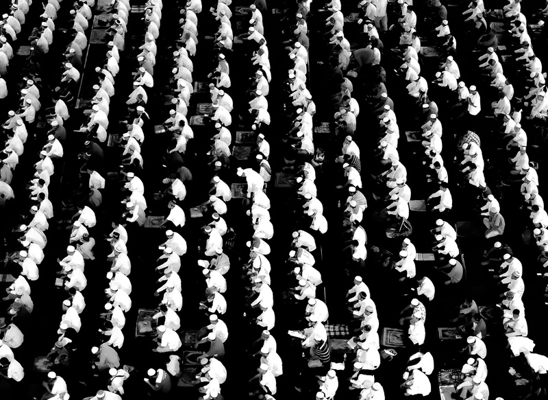 2K, full frame, people, order, arrangement, side by side, no people, indonesia, pattern, day, pray, armed forces, outdoors, crowd, celebration, special capital region of jakarta