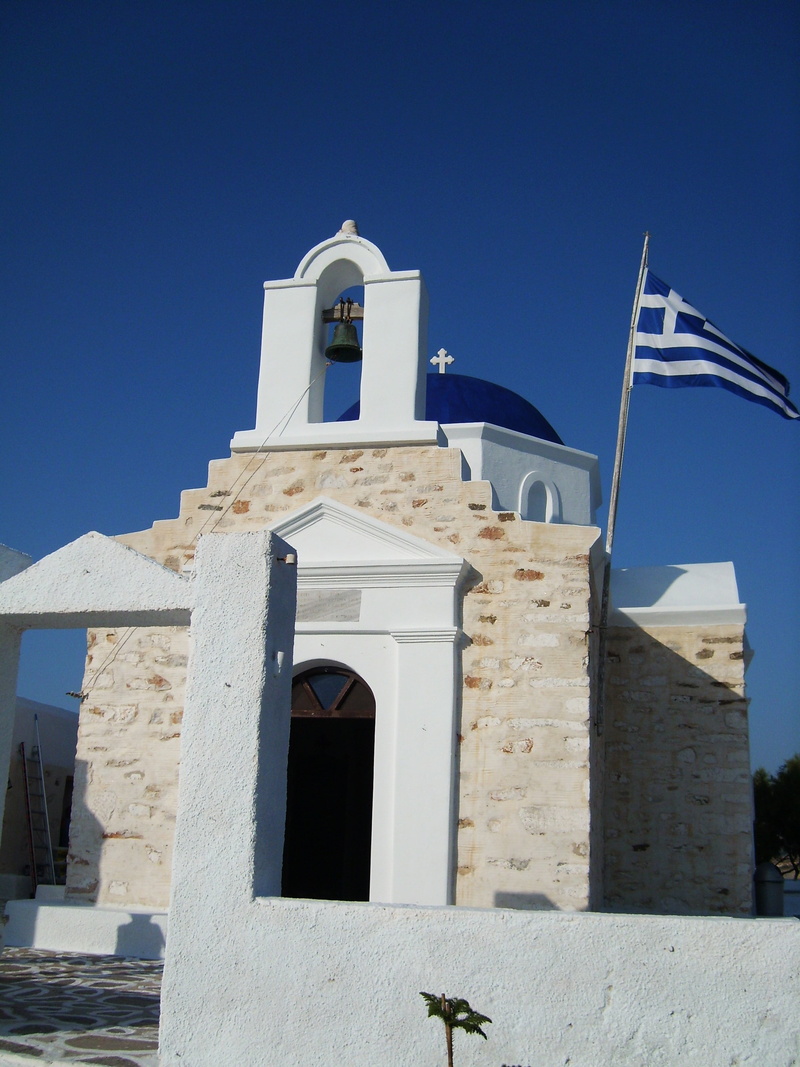monument, bell tower - tower, place of worship, religion, holiday, outdoors, greece, built structure, spirituality, tower, blue sky, 2K, travel, building
