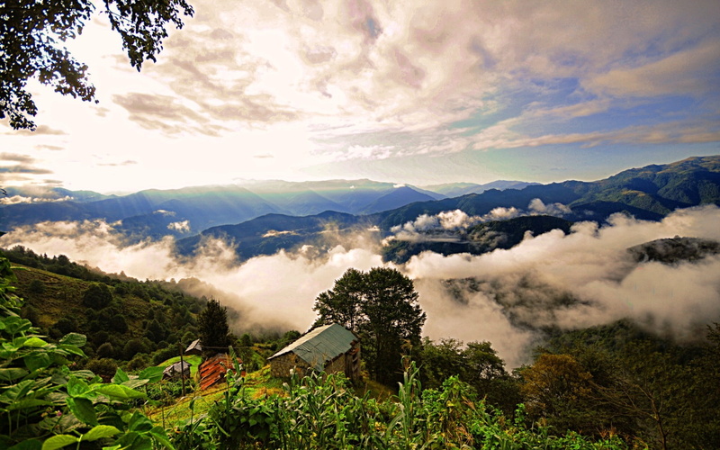 landscape, nature, 1080P, clouds, mountains, Turkey, Trabzon