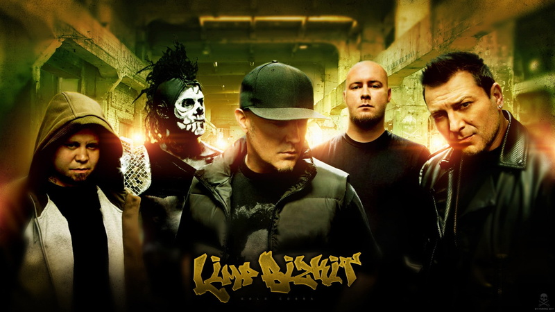 portrait, clothing, indoors, Limp Bizkit, night, representation, illuminated, real people, adult, young men, music, digital composite, men, Rap Metal, text