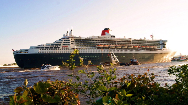 Vehicles, 1080P, RMS Queen Mary 2, Cruise Ship