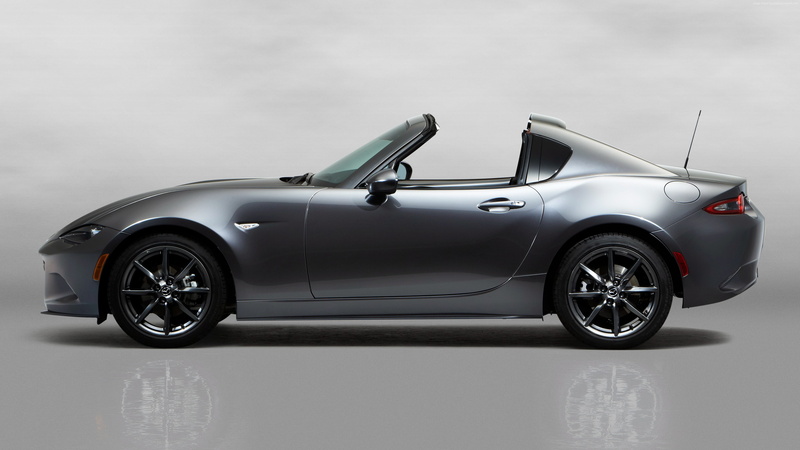 NYIAS 2016, silver, roadster, Mazda MX-5 RF, 4K