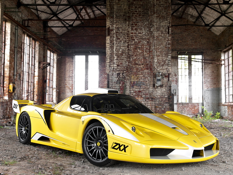 edo, wheels, stance, competition, color, enzo, wings, auto, yellow, ferrari, vehicles, exotic, zxx, cars, supercar, 1080P