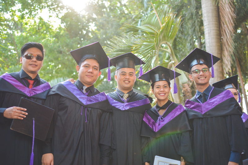 graduates, friendship, achievement, university, learning, morningrays, smiling, portrait, outdoors, mortarboard, student, 5K, group of people, young women