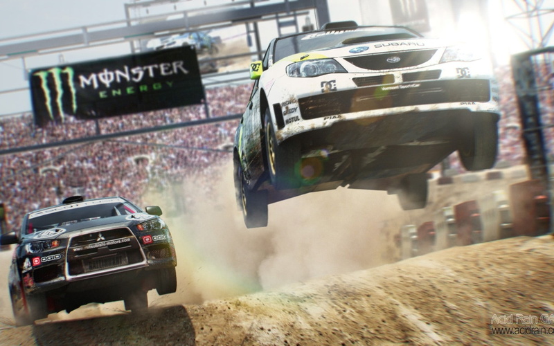 Colin Mcrae Dirt 2, wheel, Monster Energy, car, transportation, ford, Subaru, mustang, motor vehicle, mode of transportation, outdoors, 1080P, white, black