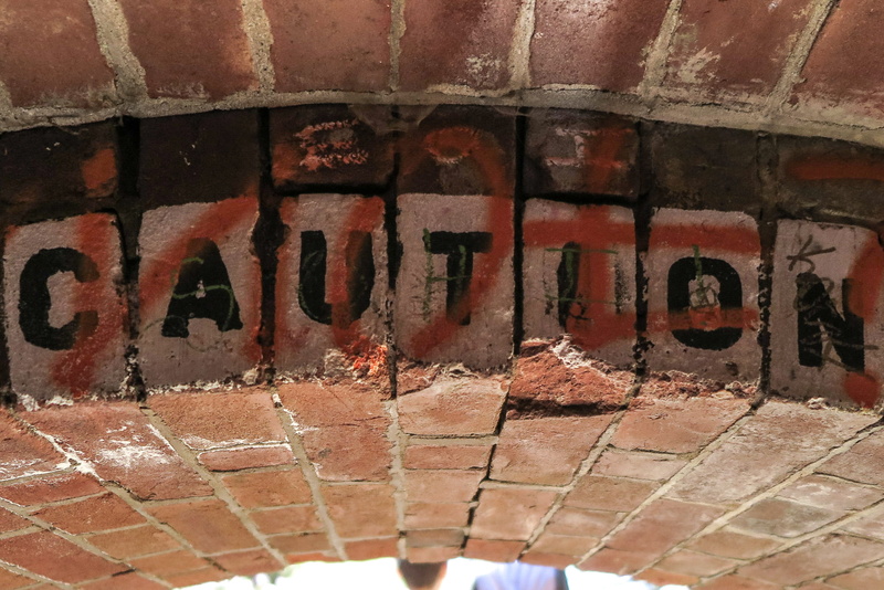 old, painted, day, low, western script, wall - building feature, archway, vandalism, city, vandalized, abandoned, arch, history, architecture, damaged