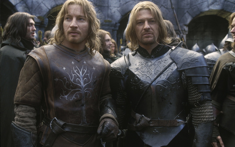 incidental people, Sean Bean, standing, leather, architecture, adult, Faramir, lifestyles, 2K, clothing, real people, group of people, casual clothing