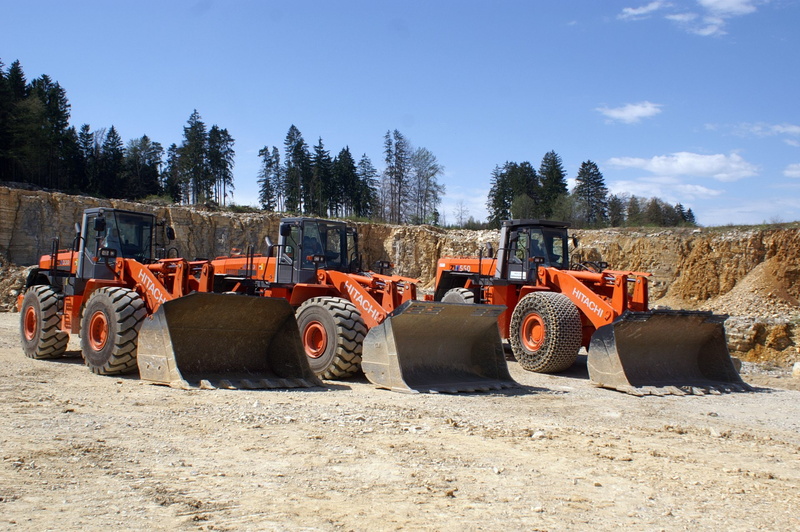Vehicles, Hitachi ZW330, Hitachi ZW550, Hitachi ZW370, Wheel Loader, 1080P