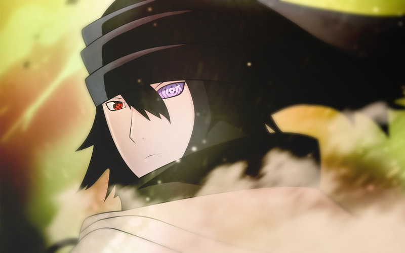 4K, rinnegan backgrounds, the last naruto the movie, art, face, Sasuke Uchiha