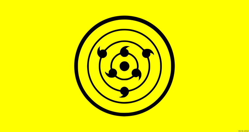 Anime, Minimalist, Naruto, Boruto, Yellow, 8K, Rinnegan (Naruto)