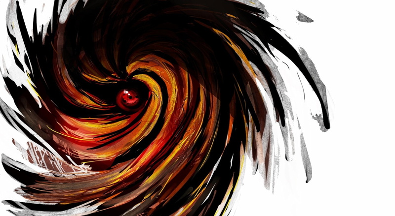 pattern, multi colored, art and craft, close-up, studio shot, Anime, art, no people, obito, naruto shippuden, Artistic, vertebrate, white background, tobi