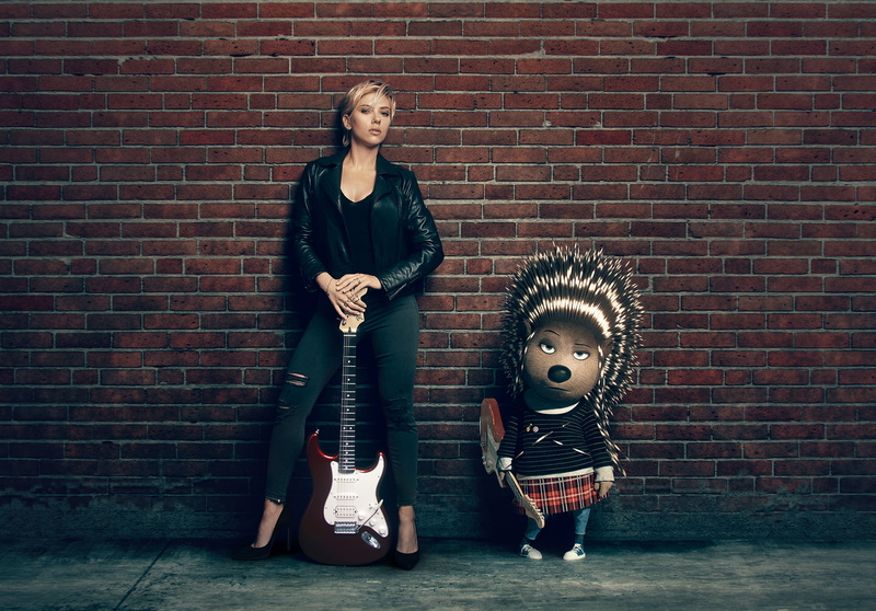 Scarlett Johansson, Ash (Sing), 1080P, Sing, Guitar, Movie