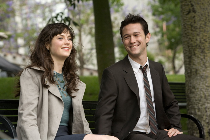 outdoors, young adult, Summer Finn, emotion, two people, Joseph Gordon-levitt, business, business person, businessman, waist up, males, 1080P, cheerful