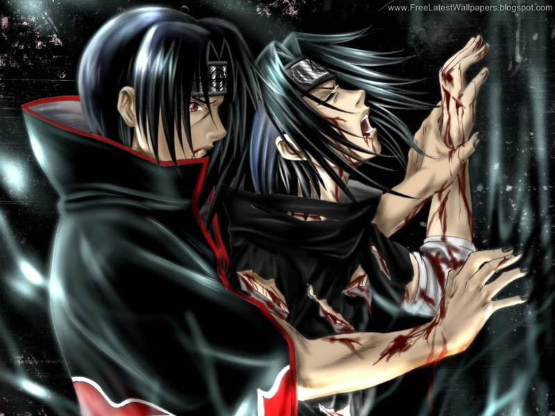 480P, sasuke, anime, vs, hd, art, itachi, Naruto
