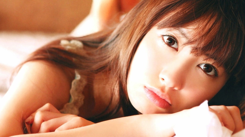 indoors, emotion, bangs, innocence, brunette, offspring, Haruna Kojima, hair, headshot, redhead, human face, child, Asian, hairstyle, close-up, front view