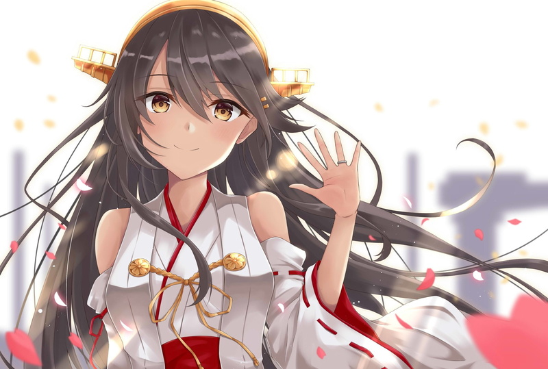 Kantai Collection, Anime, 1080P, Haruna (Kancolle)
