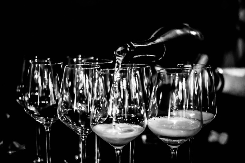 refreshment, close-up, drinking glass, transparent, wine, new year, glass - material, drink, nightlife, pesaro, household equipment, champagne, food and drink