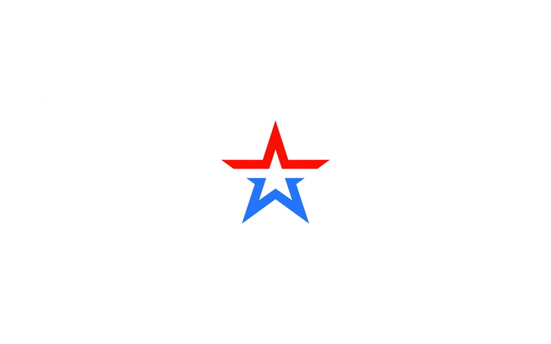 patriotism, blue, star, symbol, Russian Army, shape, white color, no people, copy space, red, sign, cut out, white background, flag, communication, minimalism