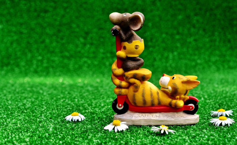 toy, Fun, greeting, ape, funny, grass, animal themes, creativity, representation, nature, green color, easter egg, Roller, animal, plant, celebration, card congratulations