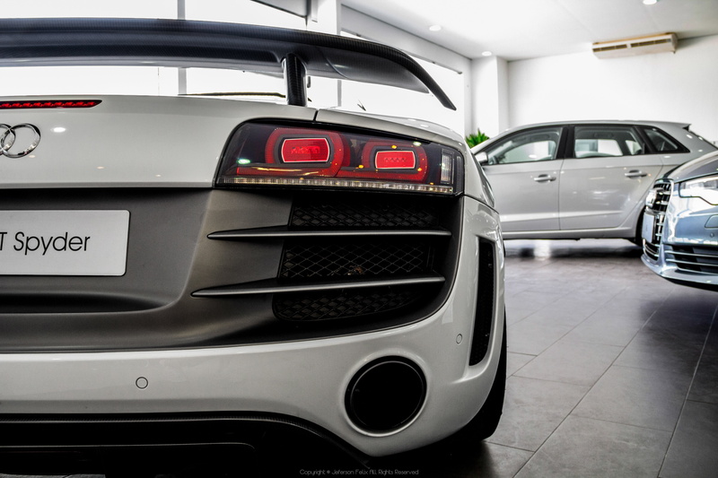 Audi R8, indoors, retro styled, travel, Audi, mode of transportation, number, red, no people, car, motor vehicle, focus on foreground, 5K, stationary