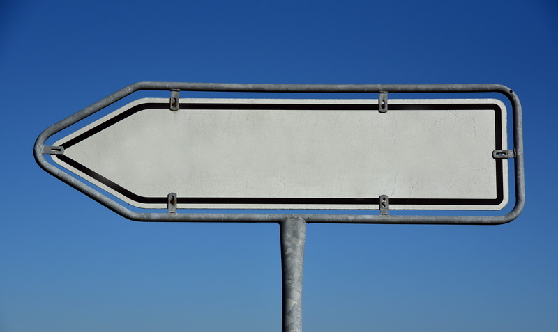 arrow, road sign, street, traffic sign, nature, direction, billboard, board, blank, close up, road, low angle view, no people, single object, outdoors