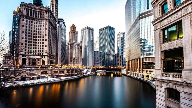 office building exterior, outdoors, architecture, built structure, nature, building, transportation, connection, tall - high, river, concrete, building exterior