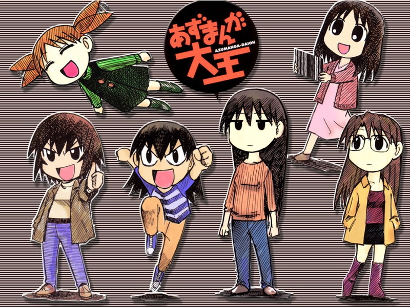 azumanga, daioh, hd, 480P, anime, art, azumanga daioh