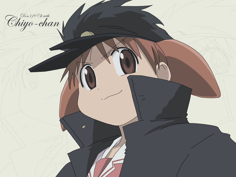 headshot, ears, smile, real people, art and craft, leisure activity, character, portrait, casual clothing, close-up, communication, chiyo, mihama chiyo