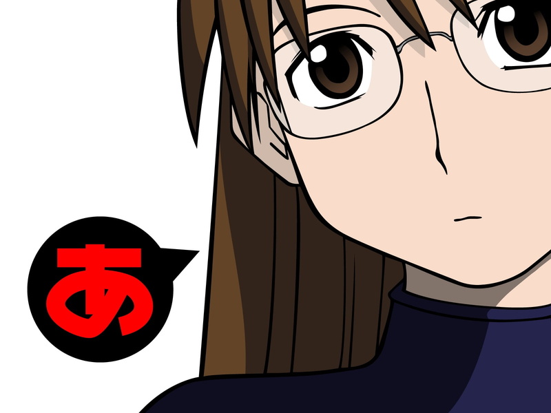 sky, haired, close-up, azumanga daioh, white background, food and drink, human representation, creativity, glasses, design, representation, still life