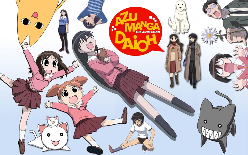 highs, seifuku, tadakichi, art, uniform, azumanga, anime, azumanga daioh, maya, 720P, groups, kagura, gym, daioh, x, glasses, hd, thigh, sakaki