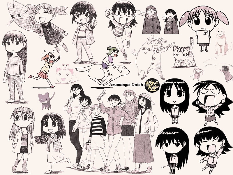 480P, azumanga daioh, hd, azumanga, art, anime, daioh