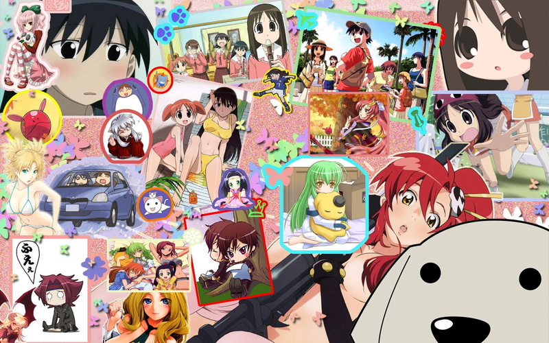 Tengen Toppa Gurren Lagann, x, daioh, osaka, art, azumanga, temari, hd, gurren, lagann, anime, tengen, toppa, 720P, azumanga daioh