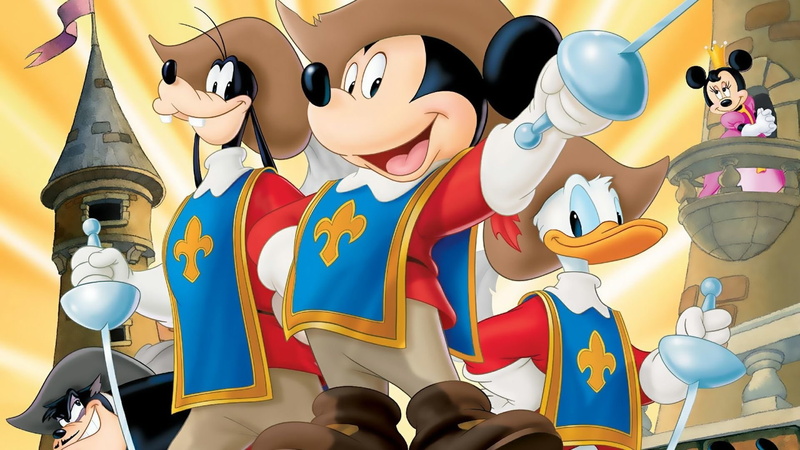 Goofy: The Three Musketeers, Mickey, Donald, Movie, 1080P