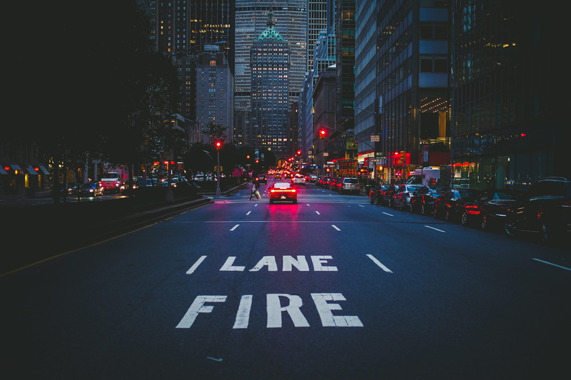 sign, stoplight, business, new York City, light, urban Scene, vehicle, street, illuminated, taxi, nyc, cityscape, urban, fire lane, red, yellow cab, famous Place