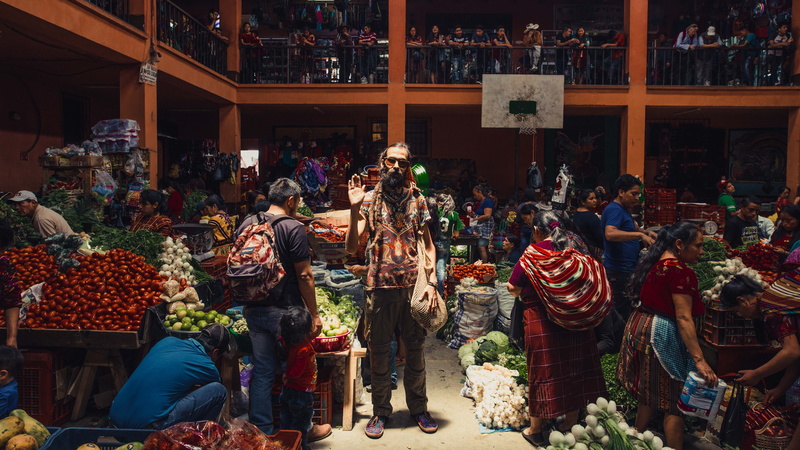 lifestyles, person, fruit, guatemala, women, busy, vegetable, for sale, business, crowd, retail display, market stall, hustle, retail, leisure activity