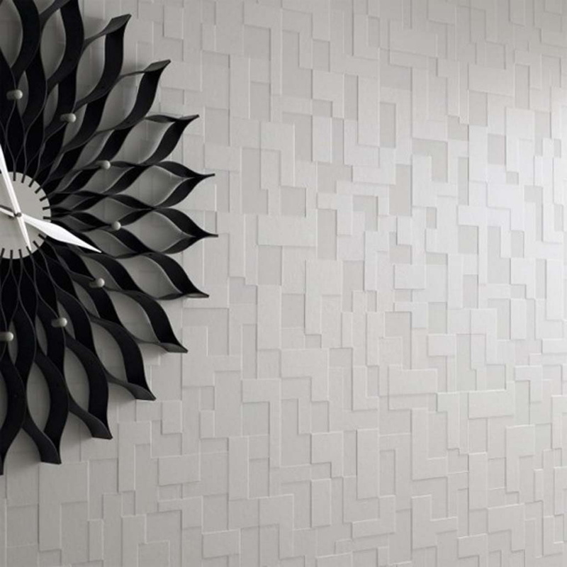 white wall, flower shape, clock, black, wall, shape, modern, black clock, white pointers, flower, pointers, design, white, 480P