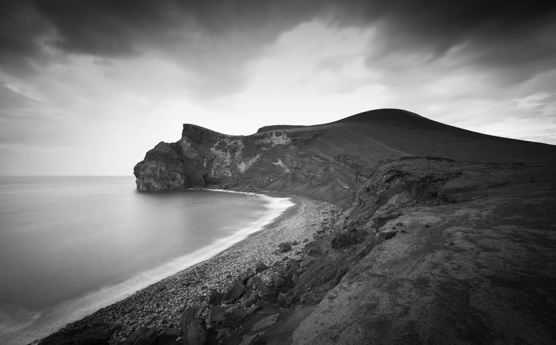 horizon over water, Photography, grayscale, Dramatic, nature, non-urban scene, tranquility, density, canon5d, Overcast, canonef1635mmliiusm, sky, no people