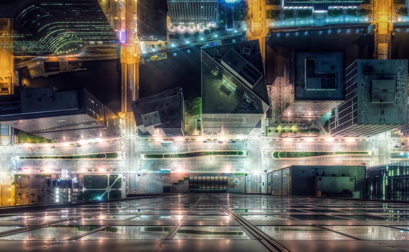 water, canon5dmarkiii, motion, Night, built structure, building exterior, blurred motion, 4K, transportation, chicagoriver, reflection, view, glowing