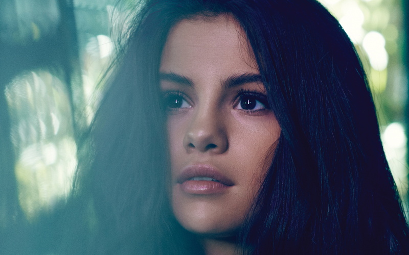 brunette, 4K, face, Zoey Grossman, makeup, Selena Gomez, closeup, hairstyle, actress, model, Billboard, singer