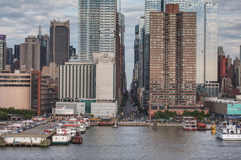 5K, skyscraper, financial district, apartment, no people, architecture, building, west 42nd street, street, passenger craft, office building exterior