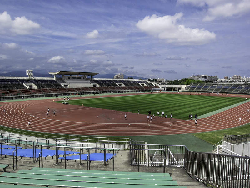 day, sapporo, bleachers, atsubetsu, playing Field, sports track, stadium, photo, professional sport, sapparo atsubetsu stadium, track and field, soccer