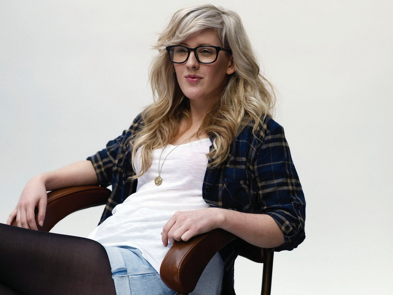 blondes, goulding, glasses, girls, 1080P, singers, ellie