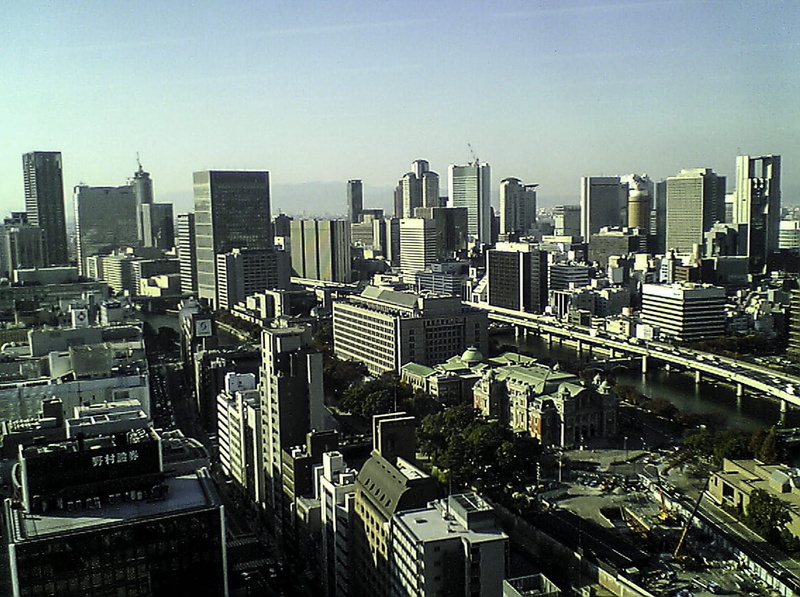 Osaka, cityscape, nature, japan, photo, famous Place, landscape, urban Scene, city, sky, built Structure, aerial View, clear sky, outdoors, public domain