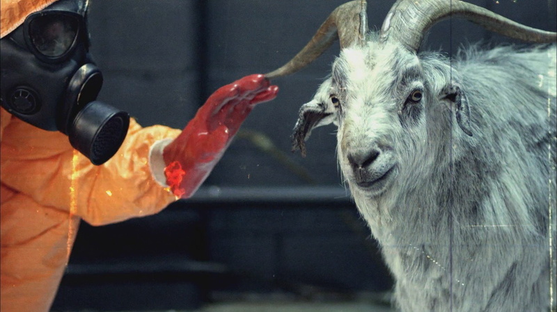 Biohazard, anime, full, px, 1922x1078 px, goats, goat, metal, 1080P, Goat Simulator, art, Hazmat suits, suits, hazmat, simulator, hd, alchemist, x