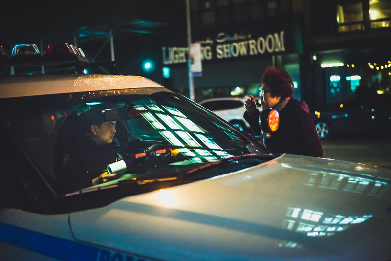 tough, street, machine, wheel, police, vehicle, city, man, business, strong, illuminated, standing, two people, motor vehicle, adult, fearless, men, person