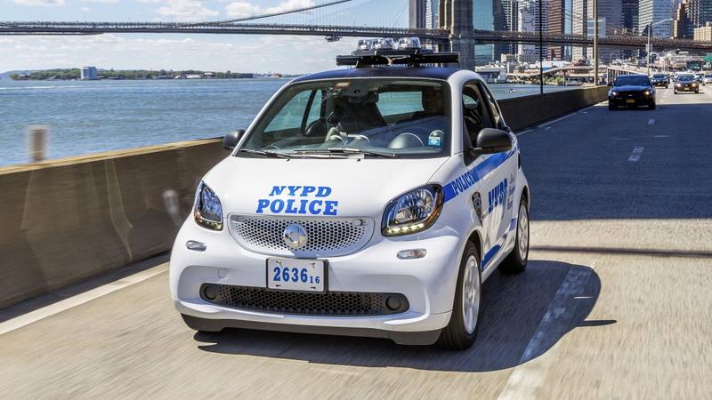 smart, 1080P, cars, fortwo, nypd, york, new, 2016, police