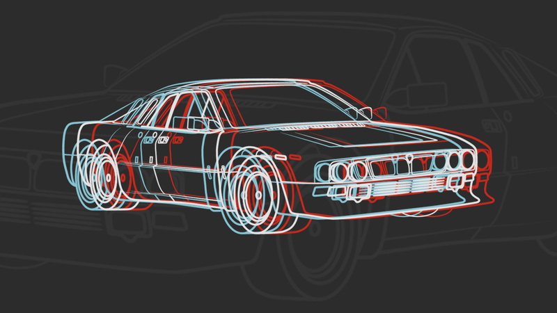 black background, creativity, land vehicle, wheel, vector, illuminated, geometric shape, long exposure, indoors, pattern, motor vehicle, glowing, light trail